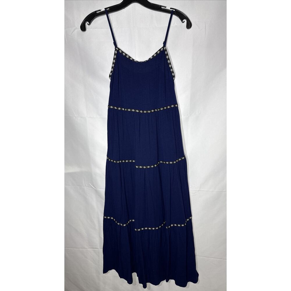 Shein Navy Blue Sleeveless Maxi Dress Size XS - Picture 2 of 5